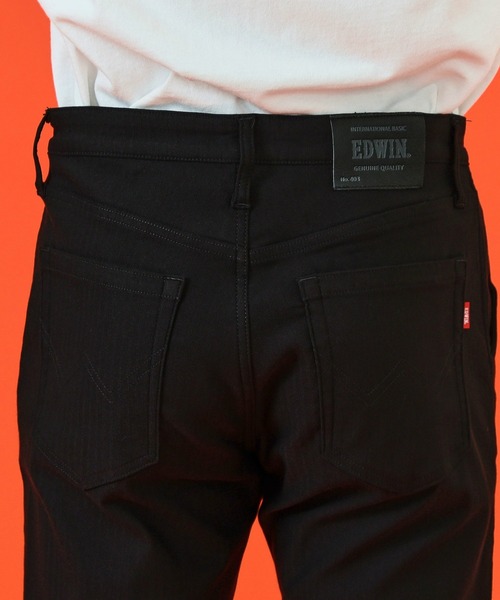 EDWIN(エドウィン)の「EDWIN エドウィン WILD FIRE インターナショナルベーシック 403 ストレート チノパンツ トラウザー 暖パンツ 裏起毛(デニムパンツ・メンズ・チャコールグレー/ライトブラウン/ベージュ/ブラック/オリーブ・X-SMALL/SMALL/MEDIUM/LARGE/X-LARGE)」の11枚目の写真