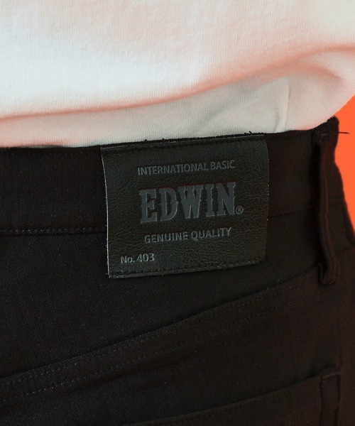 EDWIN(エドウィン)の「EDWIN エドウィン WILD FIRE インターナショナルベーシック 403 ストレート チノパンツ トラウザー 暖パンツ 裏起毛(デニムパンツ・メンズ・チャコールグレー/ライトブラウン/ベージュ/ブラック/オリーブ・X-SMALL/SMALL/MEDIUM/LARGE/X-LARGE)」の12枚目の写真