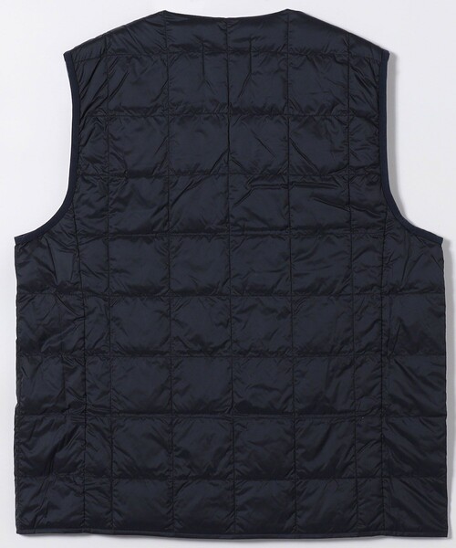 FREAK'S STORE（フリークスストア）の「限定展開 TAION/タイオン ベーシック Vネックボタン インナーダウンベスト / V NECK DOWN VEST / TAION-001（ダウンベスト・メンズ・オリーブ/ブラック/インディゴブルー/チャコールグレー・MEDIUM/SMALL/X-LARGE/LARGE）」の14枚目の写真