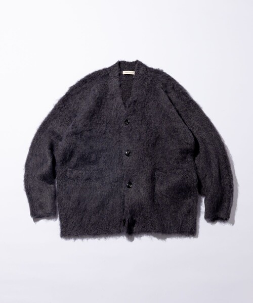 ニット　カーディガン　リラックス　ブラック FREAK'S STORE カーディガン FREAK'S STORE/フリークスストア