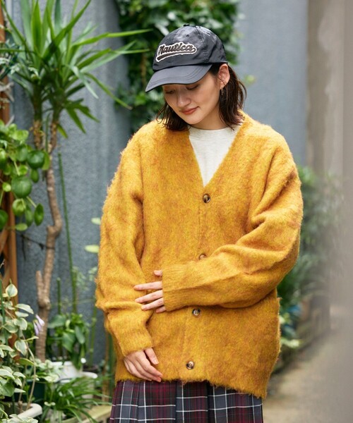 FREAK'S STORE(フリークスストア)の「FREAK’S STORE/フリークスストア リラックスフィット シャギーニットカーディガン(カーディガン/ボレロ・メンズ・ブルー/ブラウン/グリーン/チャコール/ベージュ/オレンジ・SMALL/MEDIUM/LARGE)」の16枚目の写真