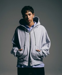 Nanmo.（ナンモ）の「ビッグシルエットフルジップフーディ（パーカー）」