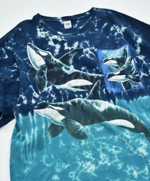 【ヴィンテージ古着】Y2K シャチ タイダイ アニマルプリントTシャツ