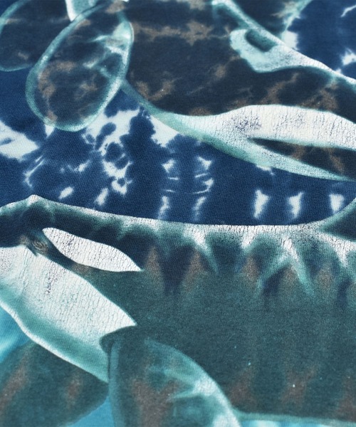 LABORATORY R（ラボラトリーアール）の「【ヴィンテージ古着】Y2K シャチ タイダイ アニマルプリントTシャツ（Tシャツ/カットソー・メンズ・ブルー・LARGE）」の5枚目の写真