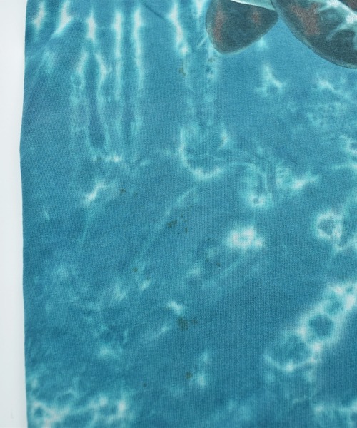 LABORATORY R（ラボラトリーアール）の「【ヴィンテージ古着】Y2K シャチ タイダイ アニマルプリントTシャツ（Tシャツ/カットソー・メンズ・ブルー・LARGE）」の6枚目の写真