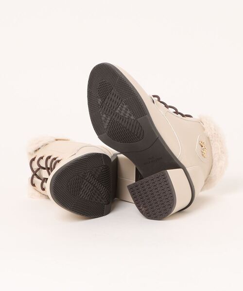 algy（アルジー）の「ALGY アルジー キッズ ヒールボアショートブーツ 5329 ブラック（ブーツ・キッズ・ブラック/アイボリー・20.0cm/21.0cm/22.0cm/23.0cm/24.0cm）」の4枚目の写真