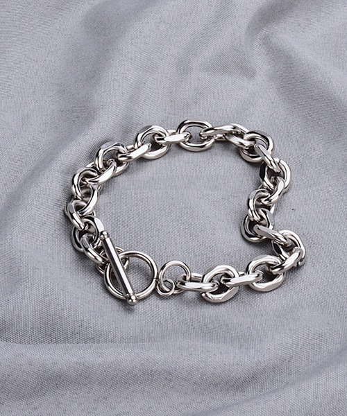 DiamondHearts（ダイヤモンドハーツ）の「シンプルマンテルチェーンブレスレット（ブレスレット・メンズ・シルバー・SMALL/MEDIUM/LARGE）」の5枚目の写真