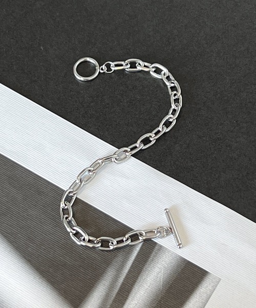 DiamondHearts(ダイヤモンドハーツ)の「シンプルマンテルチェーンブレスレット(ブレスレット・メンズ・シルバー・SMALL/MEDIUM/LARGE)」の12枚目の写真