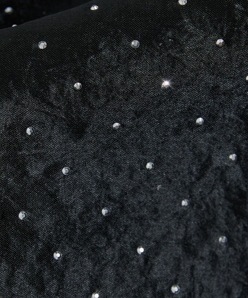 CIAOPANIC TYPY（チャオパニックティピー）の「チェーン付きサテンスタッズ巾着ミニBAG（ショルダーバッグ・レディース・ブラウン/グレー/カーキ/ブラック・ONE SIZE）」の8枚目の写真