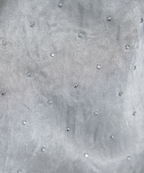 CIAOPANIC TYPY（チャオパニックティピー）の「チェーン付きサテンスタッズ巾着ミニBAG（ショルダーバッグ・レディース・ブラウン/グレー/カーキ/ブラック・ONE SIZE）」の5枚目の写真