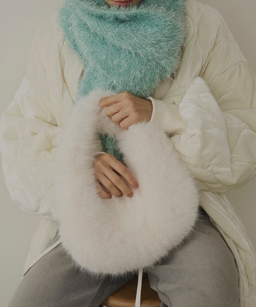 VIOLETTA(ヴィオレッタ)の「【select】ワンハンドルファーバッグ(ハンドバッグ・レディース・ボルドー/ライトグレー/オフホワイト/ライトブルー/ブラック・FREE)」の8枚目の写真