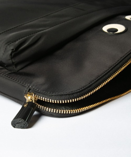 セール】ANYA HINDMARCH Tech Case Eyes in Black ECONYL