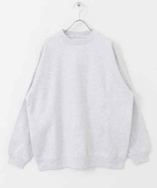 URBAN RESEARCH DOORS（アーバンリサーチドアーズ）の「『XLサイズ/WEB限定』裏起毛クルーネックスウェット（スウェット・メンズ・ブラック/アイボリー/グレー系その他/グリーン・MEDIUM/LARGE/X-LARGE）」の13枚目の写真