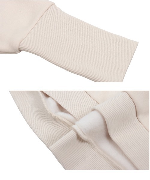 KOBE LETTUCE（コウベレタス）の「[ ぬく盛り ] ドルマンプルオーバー（スウェット・レディース・アイボリー/ブラック/グレー/ピンク系/ネイビー/ピンク・M）」の16枚目の写真