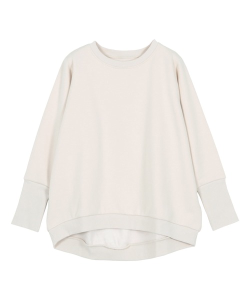 KOBE LETTUCE（コウベレタス）の「[ ぬく盛り ] ドルマンプルオーバー（スウェット・レディース・アイボリー/ブラック/グレー/ピンク系/ネイビー/ピンク・M）」の18枚目の写真