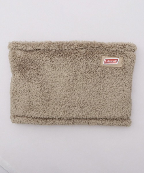 COLEMAN（コールマン）の「たっぷりボリューム ファーフリース 裏ボア ネックウォーマー（ネックウォーマー/スヌード・メンズ・ブラック/カーキ/アイボリー/ブラウン・FREE）」の6枚目の写真