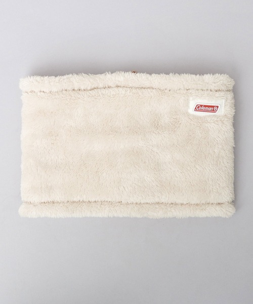 COLEMAN（コールマン）の「たっぷりボリューム ファーフリース 裏ボア ネックウォーマー（ネックウォーマー/スヌード・メンズ・ブラック/カーキ/アイボリー/ブラウン・FREE）」の7枚目の写真