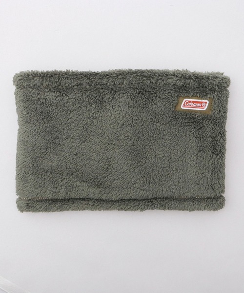 COLEMAN（コールマン）の「たっぷりボリューム ファーフリース 裏ボア ネックウォーマー（ネックウォーマー/スヌード・メンズ・ブラック/カーキ/アイボリー/ブラウン・FREE）」の8枚目の写真