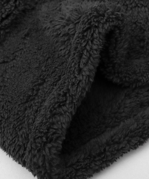 COLEMAN（コールマン）の「たっぷりボリューム ファーフリース 裏ボア ネックウォーマー（ネックウォーマー/スヌード・メンズ・ブラック/カーキ/アイボリー/ブラウン・FREE）」の18枚目の写真