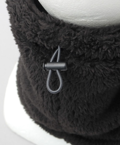 COLEMAN（コールマン）の「たっぷりボリューム ファーフリース 裏ボア ネックウォーマー（ネックウォーマー/スヌード・メンズ・ブラック/カーキ/アイボリー/ブラウン・FREE）」の19枚目の写真