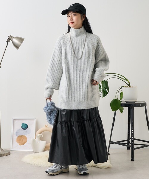 コトリワークス ✴︎タートルネックニット Mサイズ NOLLEY'S（ノーリーズ） セーター ニット ウールカシミア