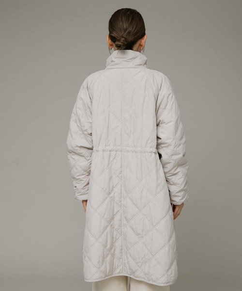 URBAN RESEARCH Sonny Label（アーバンリサーチサニーレーベル）の「キルティングスタンドコート（その他アウター・レディース・ブラック/ライトベージュ/ライトカーキ・FREE）」の7枚目の写真