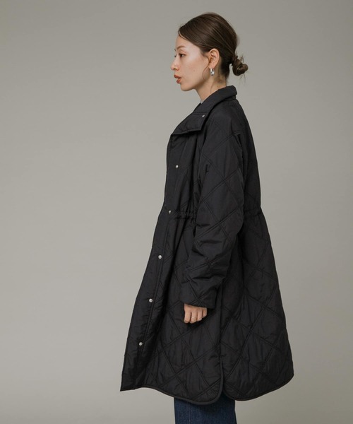 URBAN RESEARCH Sonny Label（アーバンリサーチサニーレーベル）の「キルティングスタンドコート（その他アウター・レディース・ブラック/ライトベージュ/ライトカーキ・FREE）」の13枚目の写真