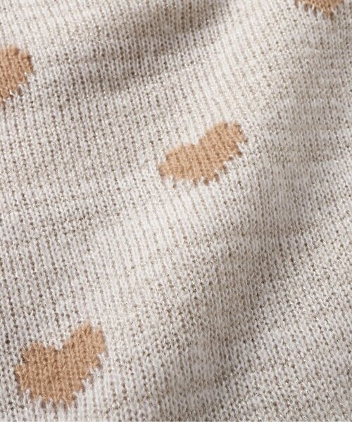 apres les cours（アプレレクール）の「アソート総柄・ロゴニット（ニット/セーター・キッズ・レッド/アイボリー/ラベンダー/キナリ・140/120/100/90）」の13枚目の写真