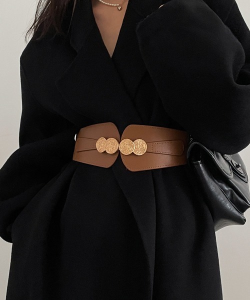 TONE SELECT GOODS（トーンセレクトグッズ）の「【resonance】ヴィンテージ風 コルセットベルト【マルチウェイ】（ベルト・レディース・ブラック系/ブラウン系・FREE）」の6枚目の写真