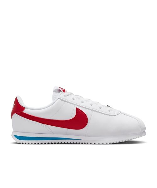 NIKE(ナイキ)の「《親子コーデ対応商品》ナイキ コルテッツ ジュニアシューズ / Nike Cortez Big Kids' Shoes DM0950-115 White(スニーカー・キッズ・ホワイト系その他4・22.5/23/23.5/24/24.5/25/20/20.5/21/21.5/22)」の3枚目の写真