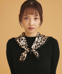 レオパードプリントスカーフ