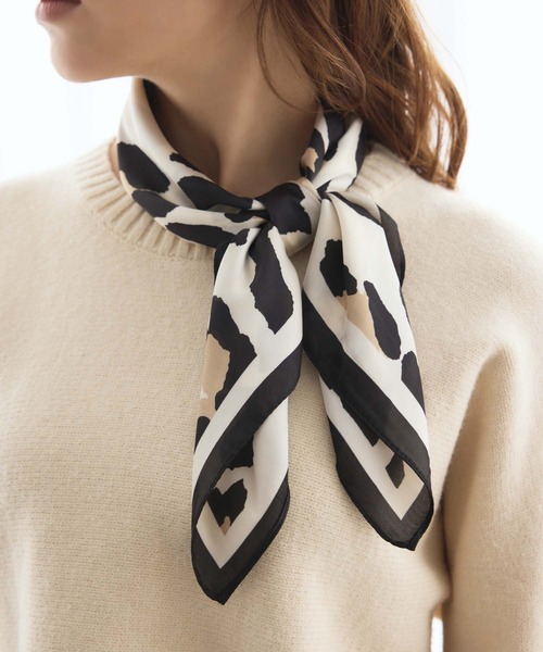 Edit Sheen（エディットシーン）の「レオパードプリントスカーフ（ストール/ショール・レディース・レオパード/アニマル・FREE）」の2枚目の写真