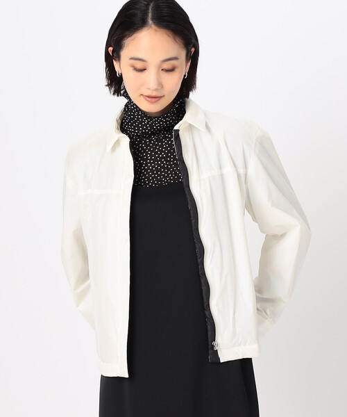 COMME CA(コムサ)の「タフタ ブルゾン(ブルゾン・レディース・オフホワイト/ライトグレー/ブラック/ネイビー・9号/11号)」の2枚目の写真