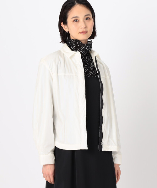 COMME CA(コムサ)の「タフタ ブルゾン(ブルゾン・レディース・オフホワイト/ライトグレー/ブラック/ネイビー・9号/11号)」の5枚目の写真