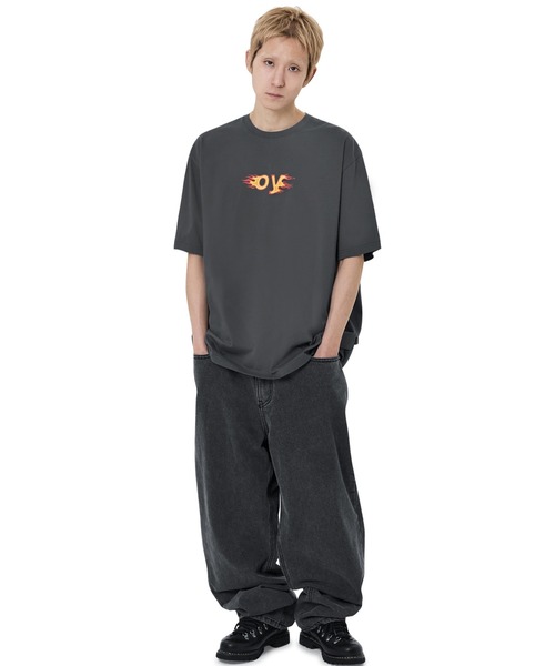 ★OY★IGNITE LOGO TEE - DARK GREY★正規品/韓国直送料込/人気 OY/オーワイ』IGNITE LOGO TEE/イグナイトロゴ半袖Tシャツ OY│A