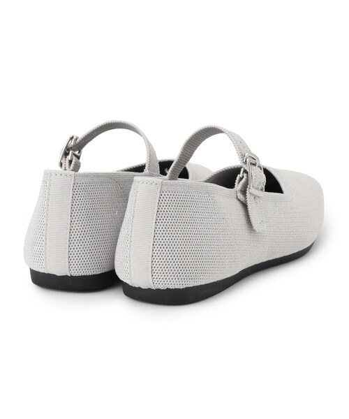 OPAQUE.CLIP（オペークドットクリップ）の「【抗菌防臭／軽量／ウォッシャブル】ニットメリージェーン（その他シューズ・レディース・ブラック/シルバー・01/02/03）」の8枚目の写真