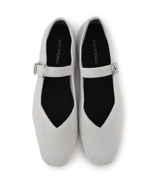 OPAQUE.CLIP（オペークドットクリップ）の「【抗菌防臭／軽量／ウォッシャブル】ニットメリージェーン（その他シューズ・レディース・ブラック/シルバー・01/02/03）」の9枚目の写真