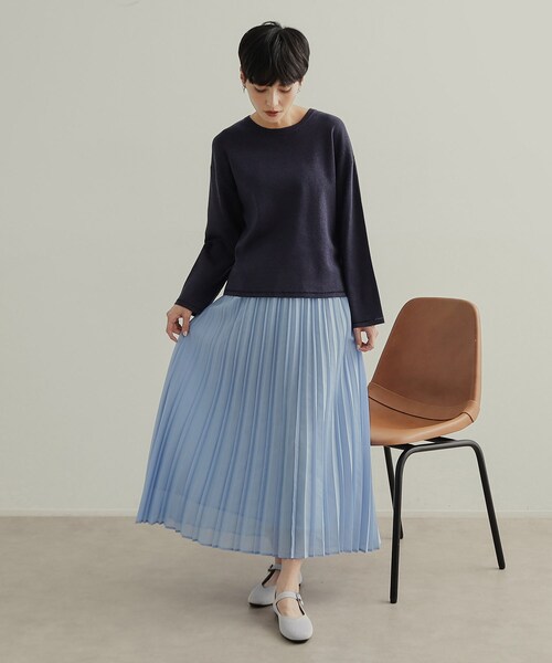 OPAQUE.CLIP（オペークドットクリップ）の「【抗菌防臭／軽量／ウォッシャブル】ニットメリージェーン（その他シューズ・レディース・ブラック/シルバー・01/02/03）」の11枚目の写真