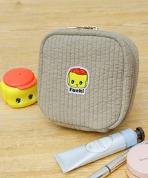 A.M.S.（エーエムエス）の「フエキ糊 フエキくん ヌビ（キルト）生地 スクエアポーチ 正方形（ポーチ）」