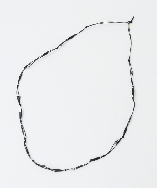 MELROSE claire（メルローズ クレール）の「【編み込みネックレス】（ネックレス・レディース・シルバー/ブラック・FREE）」の8枚目の写真