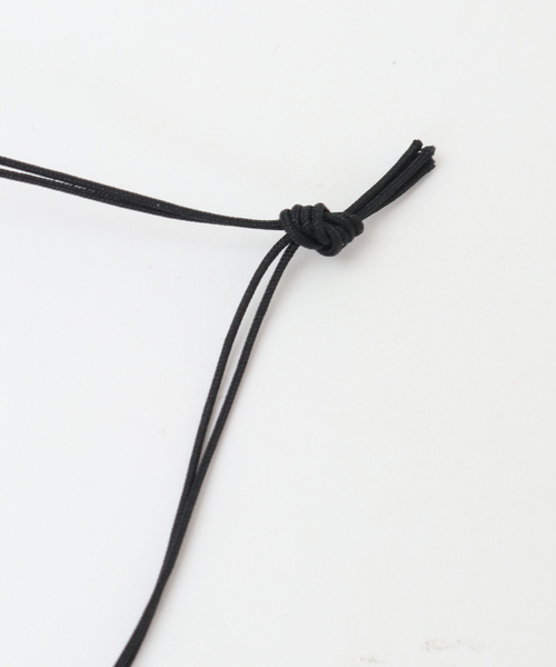MELROSE claire（メルローズ クレール）の「【編み込みネックレス】（ネックレス・レディース・シルバー/ブラック・FREE）」の10枚目の写真