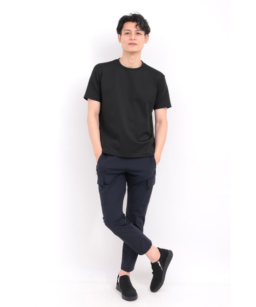 TORNADO MART∴コットンナイロンクルー半袖カットソー（Tシャツ