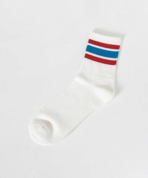 URBAN RESEARCH(アーバンリサーチ)の「『UR TECH』ラインショートソックス(ソックス/靴下・メンズ・パープル/ブルー/オレンジ・25-28)」の8枚目の写真