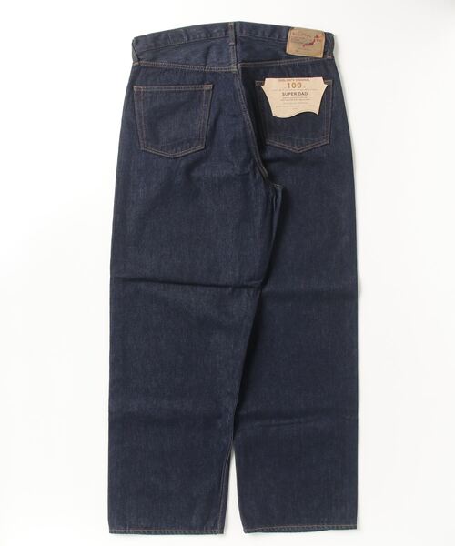 orSlow（オアスロウ）の「Orslow / オアスロウ：SUPER DAD’S DENIM PANTS：01-1100W-81[STD]（デニムパンツ・メンズ・ワンウォッシュ・3/4）」の2枚目の写真