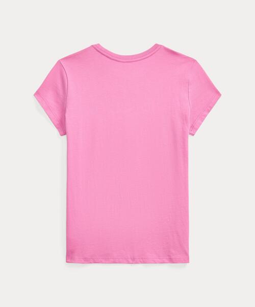 【BALENCIAGA】プリントコットンジャージーTシャツ Pink 関税込【BALENCIAGA】プリントコットンジャージーTシャツ Pink