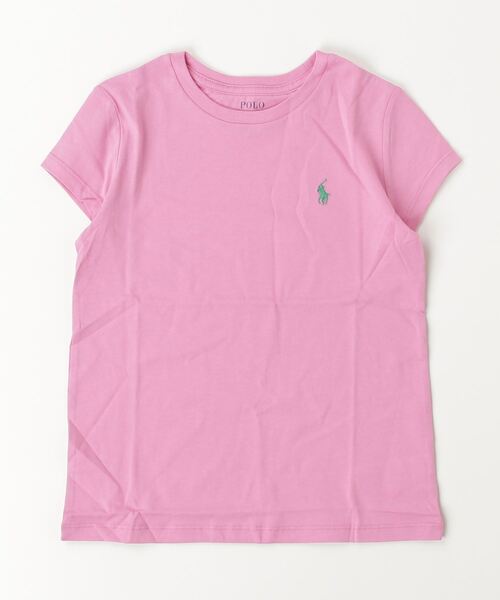 ラルフローレンTシャツ 白 ピンク Ralph Lauren - ラルフローレン ピンク×白ボーダー Tシャツ 4Tの