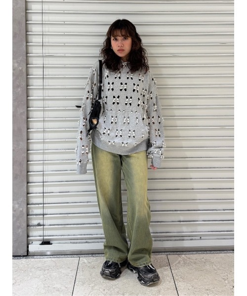 sly NOTCH SW HOODIE フーディー　パーカー　グレー SLY | NOTCH SW HOODIE (スウェット・パーカー ) |SHEL'TTER