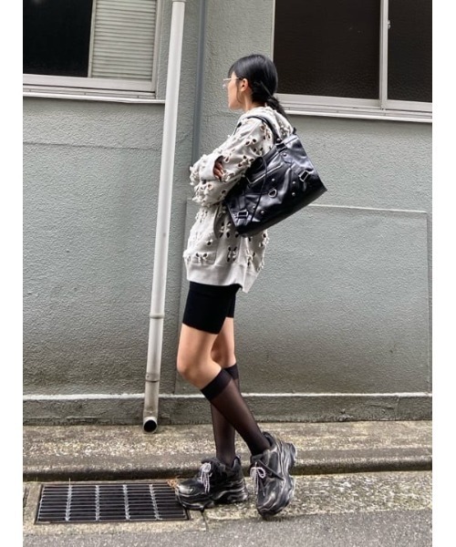 sly NOTCH SW HOODIE フーディーパーカーグレー