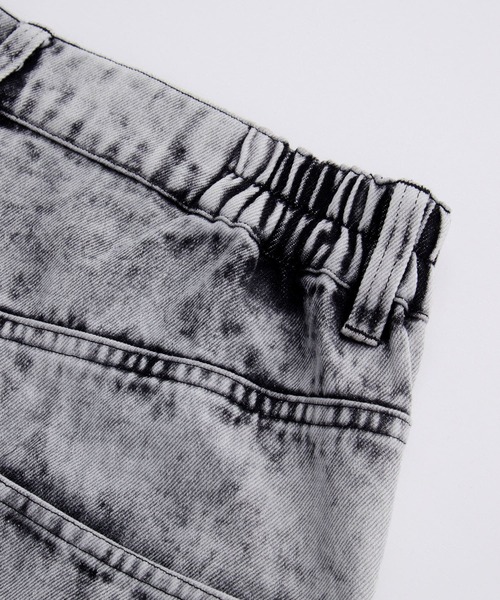 Loose/ルース(ルース)の「フェイデッド ワイドバギーカーブデニムパンツ(デニムパンツ・メンズ・ブラック/ホワイト・XS/S/M/L)」の7枚目の写真