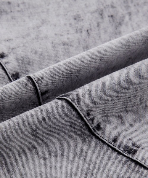 Loose/ルース(ルース)の「フェイデッド ワイドバギーカーブデニムパンツ(デニムパンツ・メンズ・ブラック/ホワイト・XS/S/M/L)」の3枚目の写真